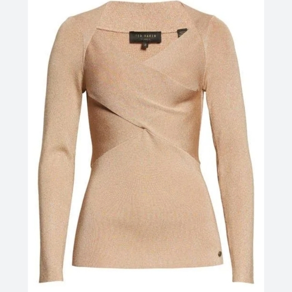 💥💥Ted Baker London Eloisy Slim Fit Sparkle Knit Sweater​​​​​ - Picture 7 of 14